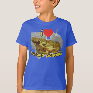 I Kärlek (hjärta) Banana Pancake ... Thai Street F T-shirt
