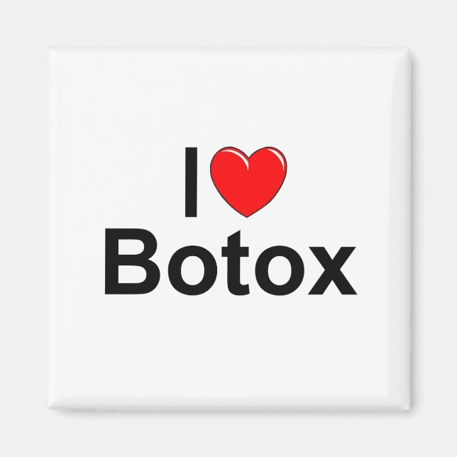 I Kärlek (hjärta) Botox Magnet (Framsidan)