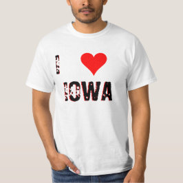 I Kärlek (hjärta) IOWA Tee Shirt
