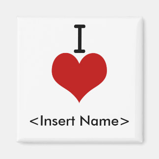 I Kärlek (hjärta) Magnet