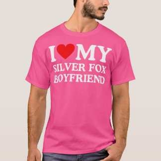 I Kärlek (hjärta) min Silver Fox Boykompis T Shirt