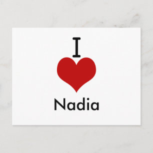 I Kärlek (hjärta) Nadia Vykort