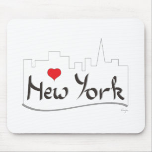 I kärlek (hjärta) New York, New York Musmatta