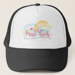 I kärlek (hjärta) New York, New York Truckerkeps