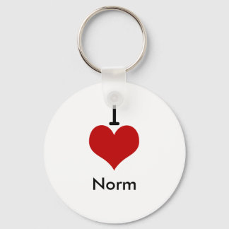 I Kärlek (hjärta) Norm Nyckelring