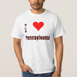 I Kärlek (hjärta) Pennsylvania Tee
