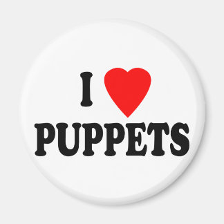 I KÄRLEK (HJÄRTA) PUPPETS MAGNET