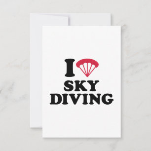 I kärlek hjärta Skydiving