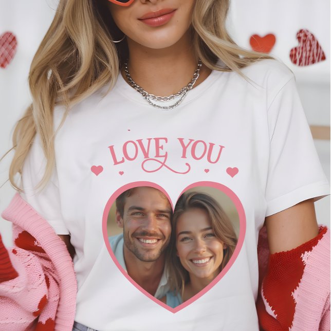 I Kärlek Hjärtar du romska foto kvinnor T Shirt (Love you every day not just one day Photo women T-Shirt)