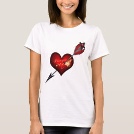 I Kärlek, hjärtat och pilen Tee Shirt