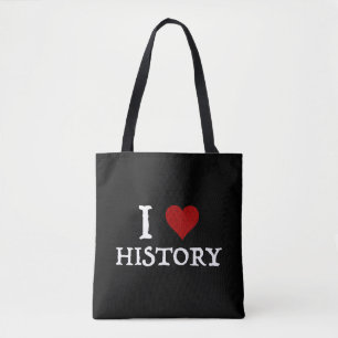 I Kärlek (hjärtats historia) Tygkasse