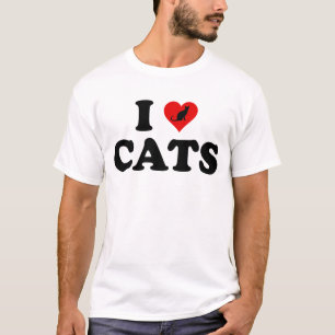 I Kärlek (hjärtkatter) T Shirt