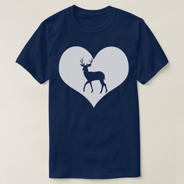I KÄRLEK HJORT T SHIRT (Design framsida)