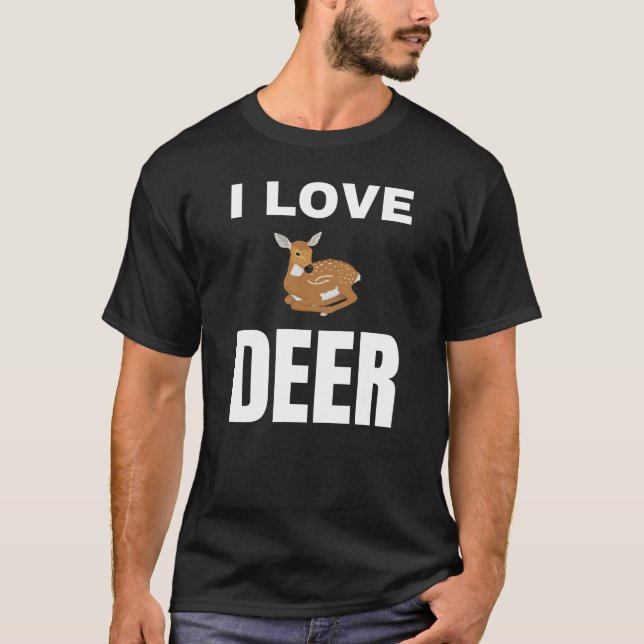 I KÄRLEK HJORT T SHIRT (Framsida)