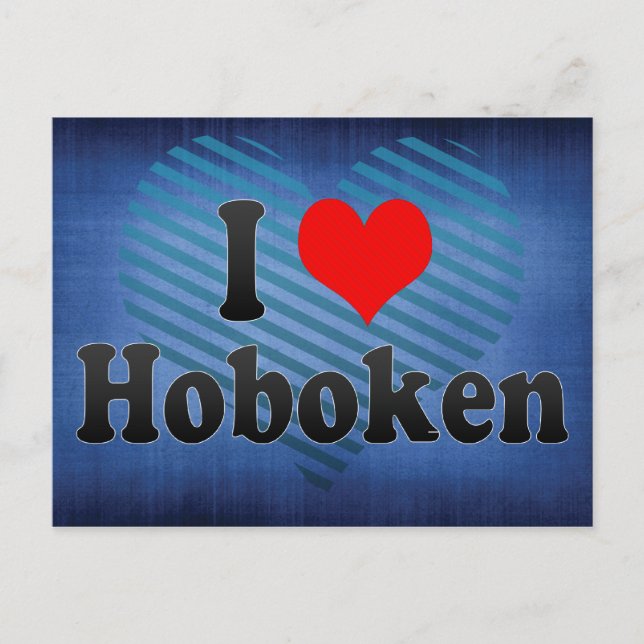 I Kärlek Hoboken, Förenade Stater Vykort (Framsida)