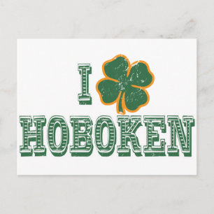 I kärlek Hoboken - St. Patrick's Day Vykort