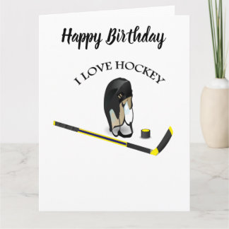 I Kärlek hockey anpassad design med styrspak och h Kort