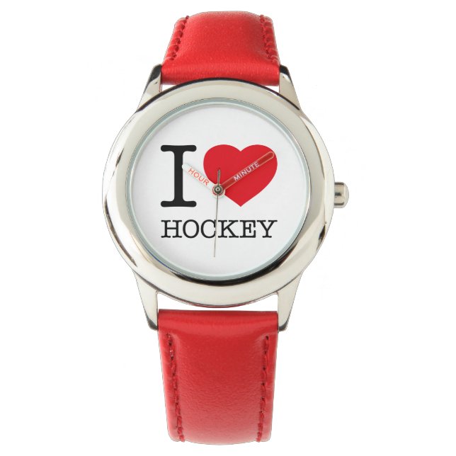 I KÄRLEK HOCKEY ARMBANDSUR (Framsida)