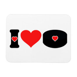 I kärlek hockey magnet