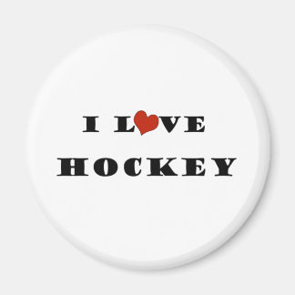 I Kärlek Hockey Magnet