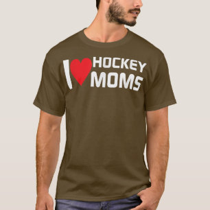 I Kärlek Hockey Mammor Humous Hockey Älskare Wife T Shirt