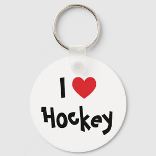 I Kärlek Hockey Nyckelring