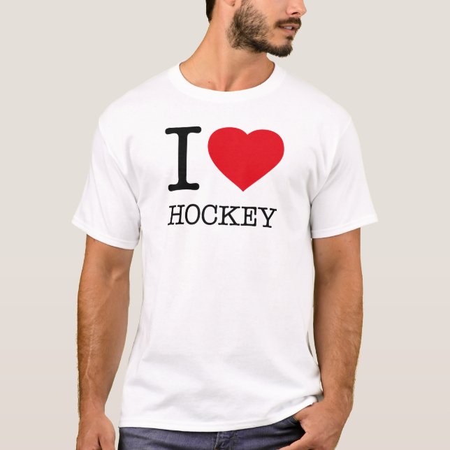I KÄRLEK HOCKEY T SHIRT (Framsida)