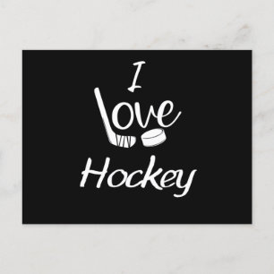 I Kärlek Hockey Vykort