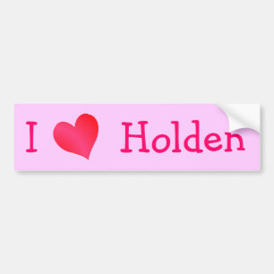 I Kärlek Holden Bildekal