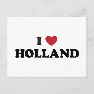 I Kärlek Holland Vykort