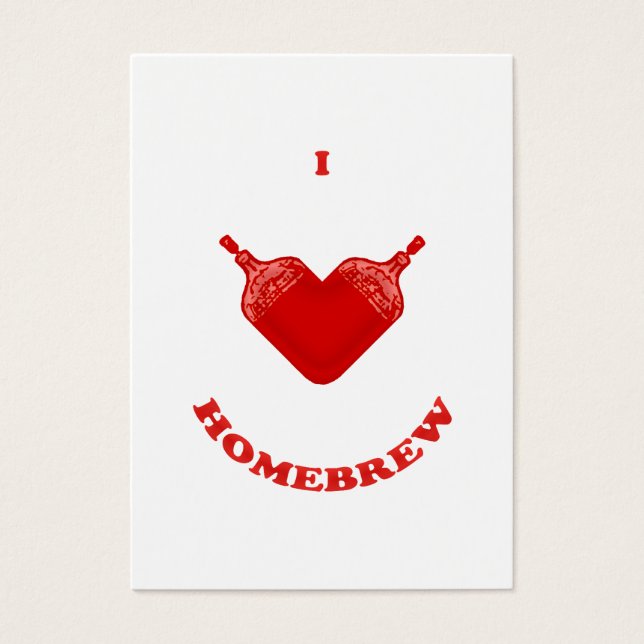 I Kärlek Homebrew Visitkort (Framsidan)