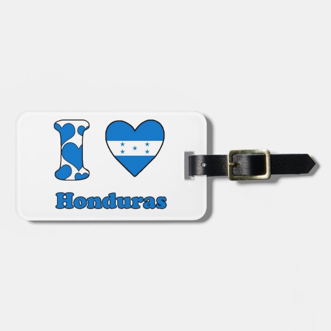 I kärlek Honduras Bagagebricka (Horisontell Framsida)