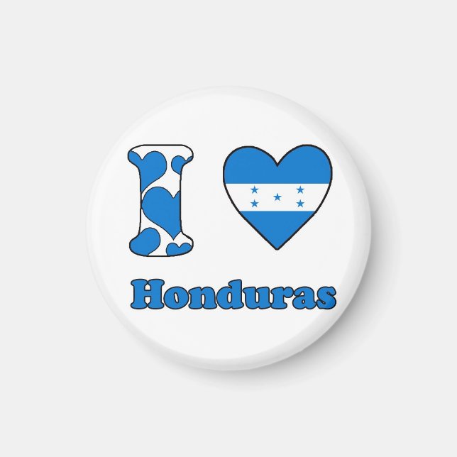 I kärlek Honduras Magnet (Framsidan)