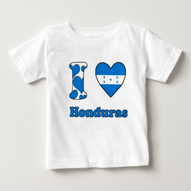 I kärlek Honduras T-shirt (Framsida)