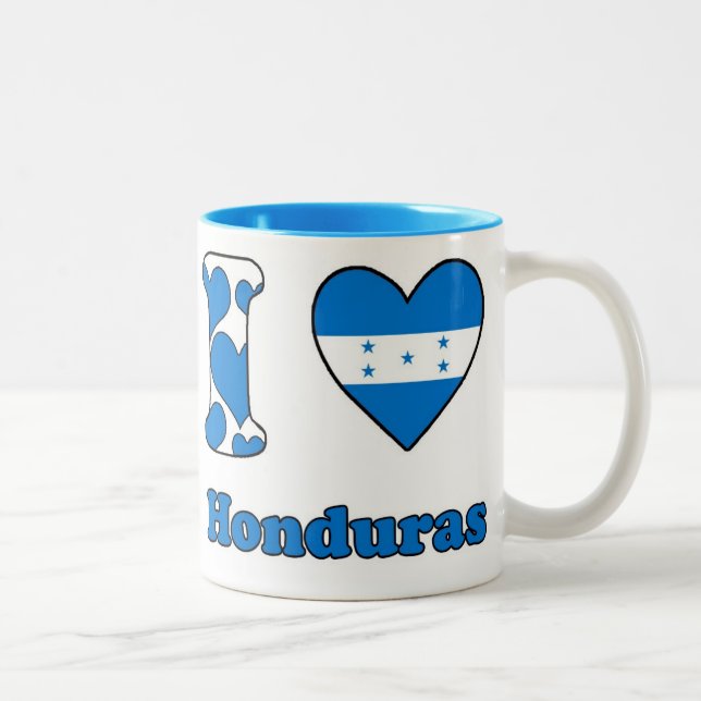 I kärlek Honduras Två-Tonad Mugg (Höger)
