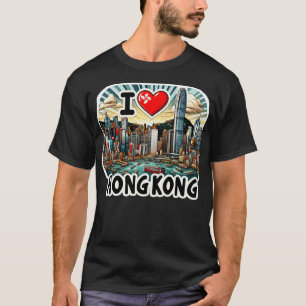 I Kärlek Hong Kong 10 T Shirt