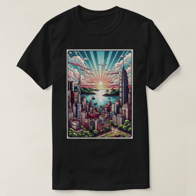 I Kärlek Hong Kong 13 T Shirt (Design framsida)