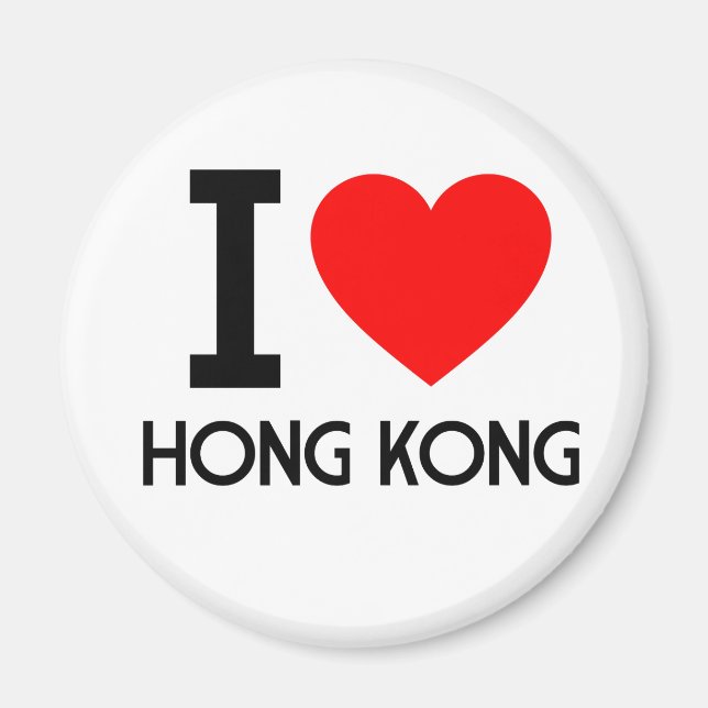 I Kärlek Hongkong Magnet (Framsidan)