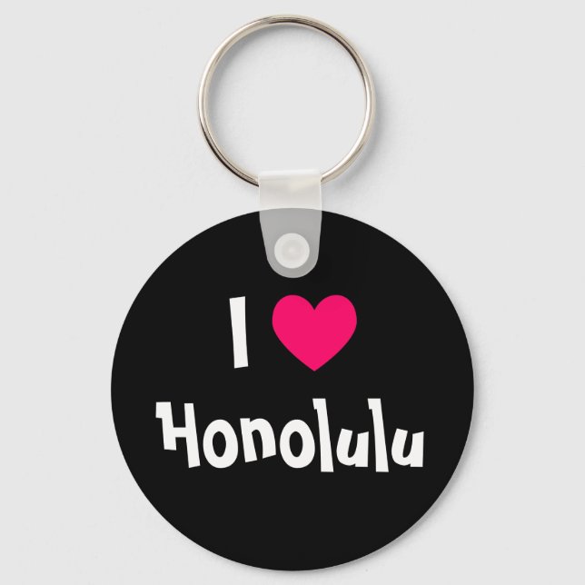 I Kärlek Honolulu Nyckelring (Framsida)