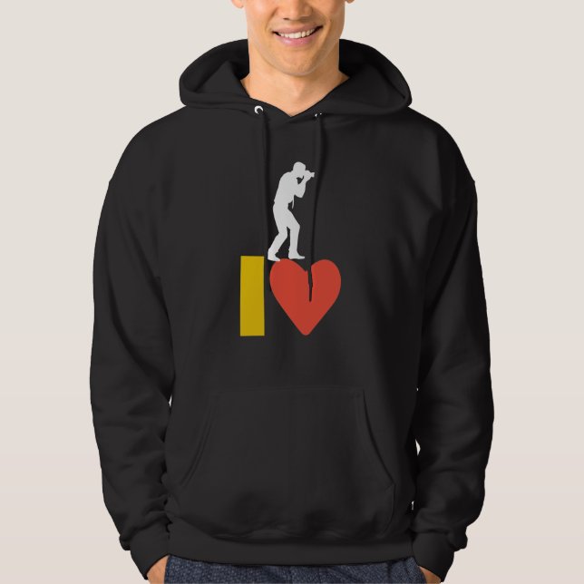I Kärlek Hoodie (Framsida)