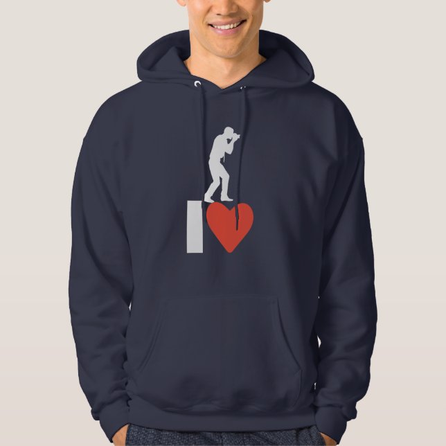 I Kärlek Hoodie (Framsida)
