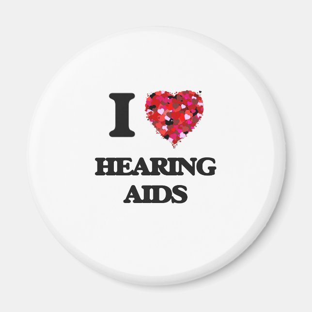 I Kärlek Hörande Aids Magnet (Framsidan)