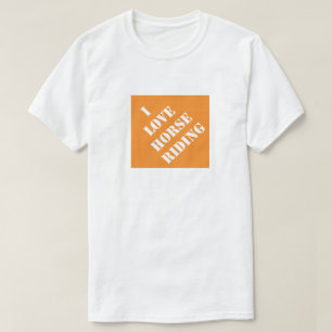 I Kärlek Horse Riding Funny Pappa Humous Far T Shirt