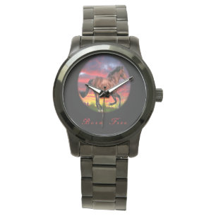 I kärlek Horses Armbandsur