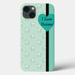 I Kärlek Horses iPad Case