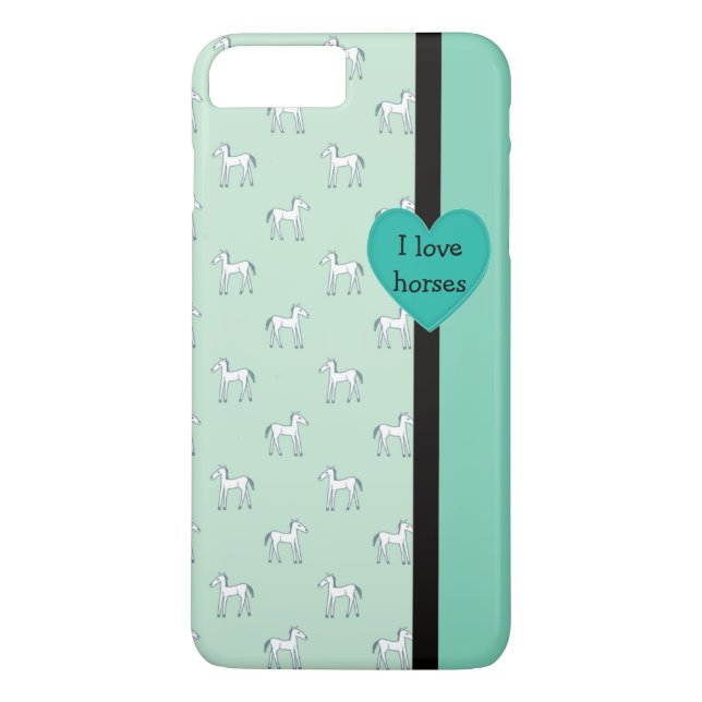 I Kärlek Horses iphone case Case-Mate iPhone Skal (Baksida)