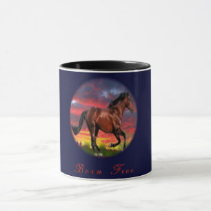 I kärlek Horses Mugg