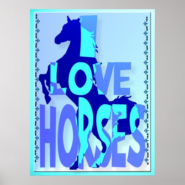 I Kärlek Horses Poster (Framsidan)