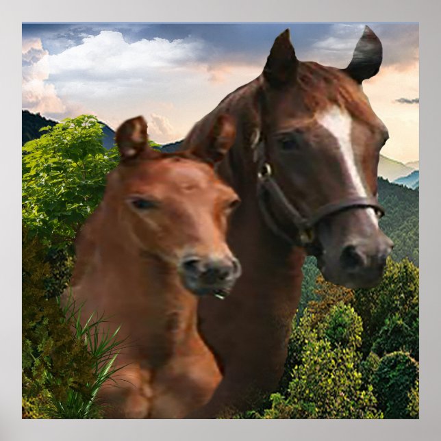 I kärlek Horses Poster (Framsidan)