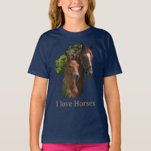 I kärlek Horses T Shirt